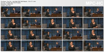 Tina Fey - Late Night with Seth Meyers - 10-4-17