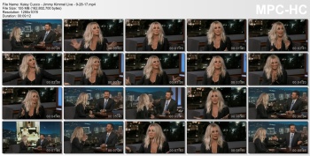Kaley Cuoco - Jimmy Kimmel Live - 9-28-17