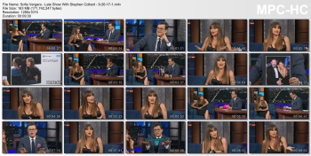 Sofia Vergara - Late Show With Stephen Colbert - 9-26-17