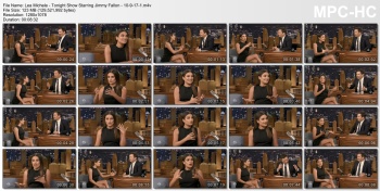 Lea Michele - Tonight Show starring Jimmy Fallon - 10-9-17