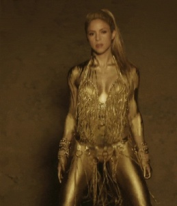Shakira - Hip Shaking "Solid Gold" Video Shoot GIFs