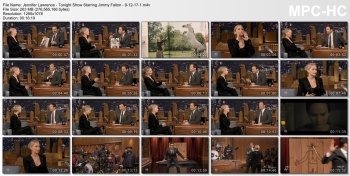 Jennifer Lawrence - Tonight Show Starring Jimmy Fallon - 9-12-17