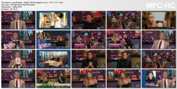 Lea Michele - Watch What Happens Live - 10-11-17